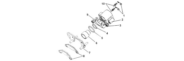 BREMSSATTEL VORNE LINKS