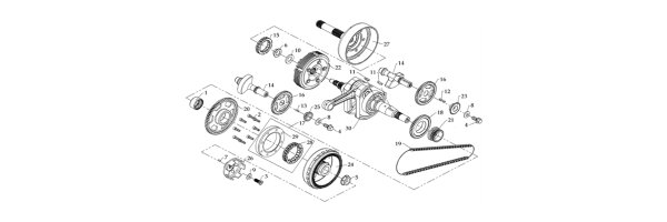 KURBELWELLE (INJECTION MODEL)