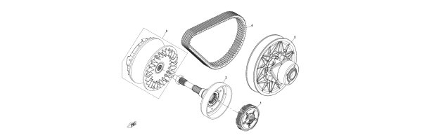 E05 - Kupplung, CVT-Getriebe