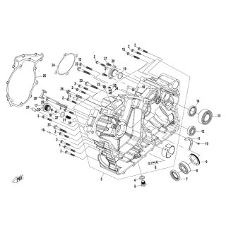 Pos.26 - Schraube M8x73 - CFMOTO CForce 1000 DLX EPS LOF