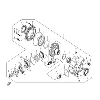 Pos.27 - Anschluss Getriebeentlüftung - CFMOTO CForce 450 One
