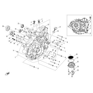 Pos.02 - Schraube M6x16 - CFMoto CForce 450 XL DLX EPS LOF Sunshine Edition