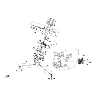Pos.15 - Motor Servolenkung neue Version ab Ende 2015 - CFMoto CForce 450 XL DLX EPS LOF Sunshine Edition