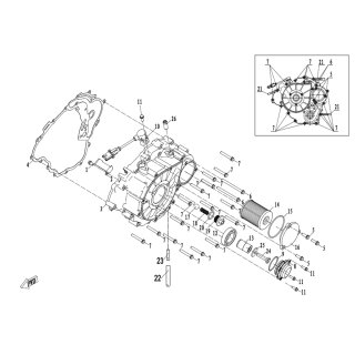 Pos.23 - Entlüftungsrohr - CFMOTO CForce 550 DLX EPS- EU4