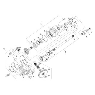 Pos.19 - Getriebeausgangswelle - CFMOTO CForce 820 XL DLX EPS-EU4