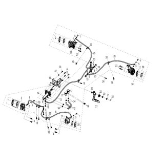 Pos.30 - Bremssystem komplett - CFMOTO Terracross 625 4x4 - 2012