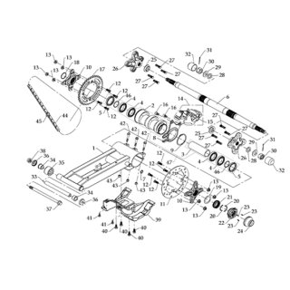 POS.01 - SCHWARZER SCHWINGARM - MASAI A330 - A330 Ultimate