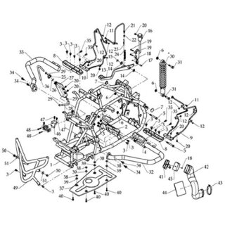 Pos. 30 - STOßDaeMPFER HINTEN - Dinli 300 Special