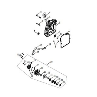 Pos. 02 - Dichtung Lichtmaschinendeckel 250/300/40 - Triton Baja 300 Supermoto