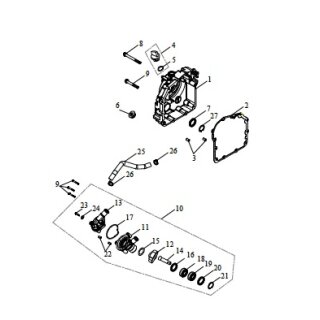 Pos. 02 - Dichtung Lichtmaschinendeckel - Triton Baja 400 Crosser