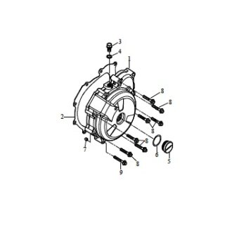 Pos. 03  - Schraube 1 - Triton Recator 450 Supermoto
