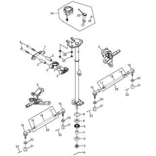 Pos. 02 - Abstandsbuchse - Adly ATV 220 Crossroad Sentinel