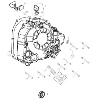 Pos. 02 - Generator Kabelschelle - Adly ATV 320 Supermoto ab 2012