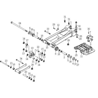 Pos. 02 - Buchse Schwingarm - Explorer Trasher 520 SM LOF