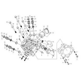 Pos. 03 - Zylinderkopfdichtung - Explorer Atlas 500 2x4 COMPACT