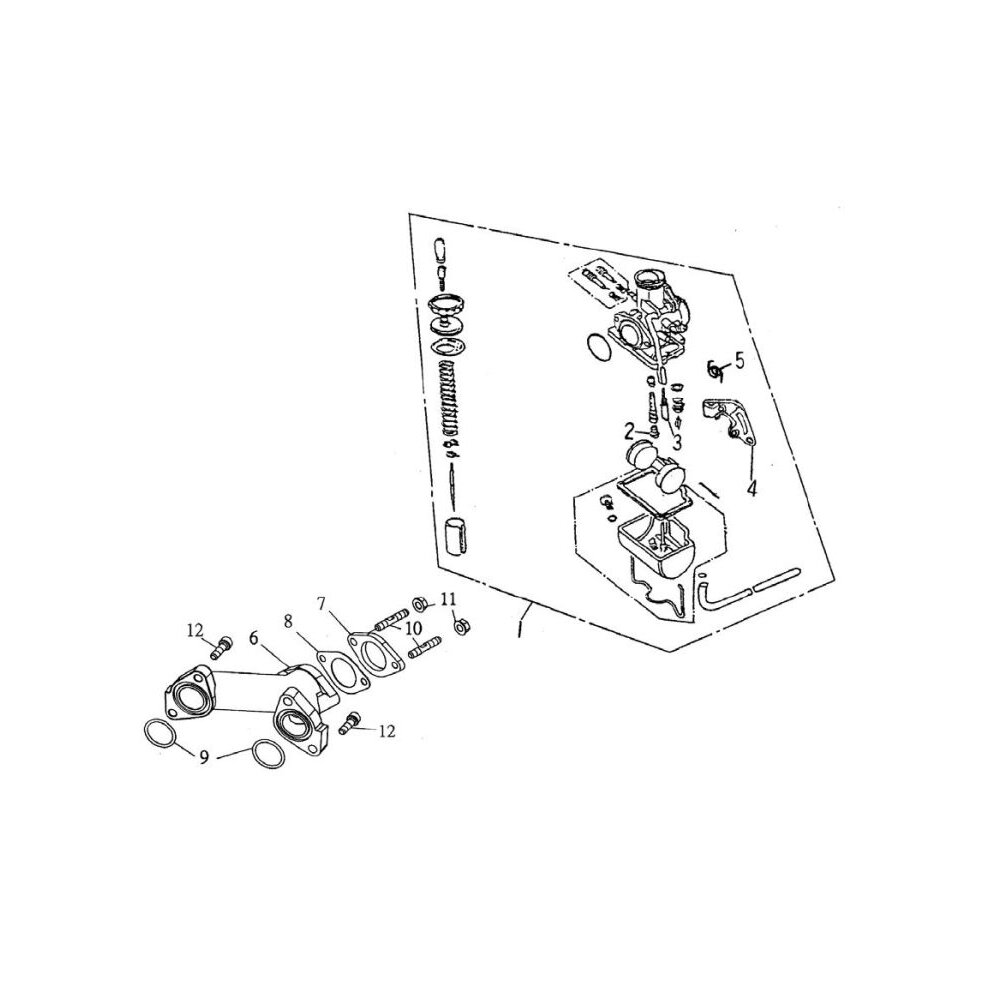 Pos. 01 - CARBURETOR ASSY - SMC Stinger 250, 244,91 €
