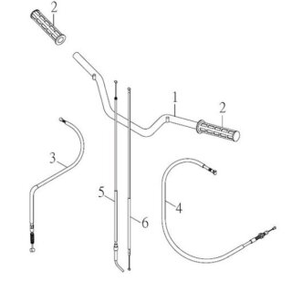 Pos. 04 - Cable, clutch - SMC Stinger 170