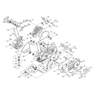 Pos. 03 - Halter Getriebe - Aeon Cobra 220